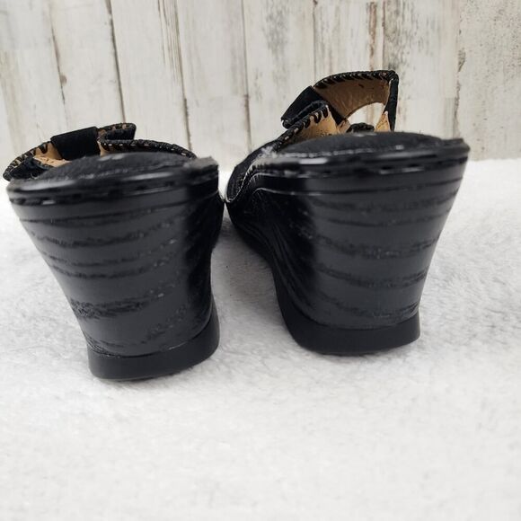 Naturalizer Rosie Leather Sandals Black Size 10.5 - Picture 7 of 10